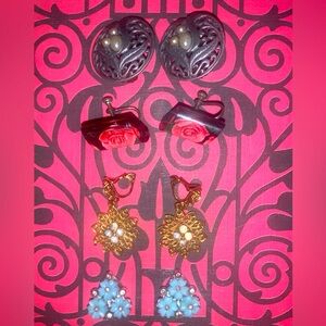 Vintage Clip-On Earring Bundle.